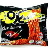 Mama Instant Noodles Oriental Kitchen Hot Korean Flavour (85 gm) image