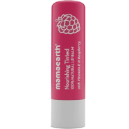 Mamaearth Nourishing Tinted 100 Percent Natural Lip Balm 4gm With Vitamin E And Raspberry | Gives 12-Hour Moisturization|For Dry image