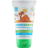 Mamaearth Skin Care Mineral Based Sunscreen Cream for Babies 50ml | India image