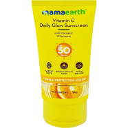 Mamaearth Vitamin C Daily Glow Sunscreen With Vitamin C and Turmeric for Sun Protection and Glow 50 gm image