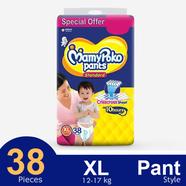 MamyPoko Pants Standard Pant System Baby Diaper (XL Size) (12-17Kg) (38Pcs) image