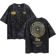 Manfare 200Plus GSM Premium Drop Shoulder Acid Wash T-Shirt image