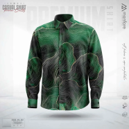 Manfare Premium Casual Printed Shirt For Men image