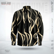 Manfare Premium Casual Printed Shirt For Men image