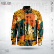Manfare Premium Casual Printed Shirt For Men image