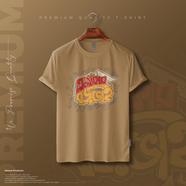 Manfare Premium Graphics T Shirt Biscuit Color For Men image
