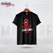 Manfare Premium Graphics T Shirt Black Color For Men image