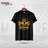 Manfare Premium Graphics T Shirt Black Color For Men image