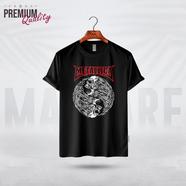 Manfare Premium Graphics T Shirt Black Color For Men image