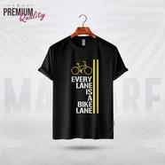 Manfare Premium Graphics T Shirt Black Color For Men image