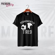Manfare Premium Graphics T Shirt Black Color For Men image