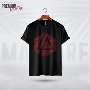 Manfare Premium Graphics T Shirt Black Color For Men image