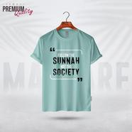 Manfare Premium Graphics T Shirt Mist Grey Color For Men image