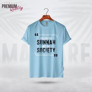Manfare Premium Graphics T Shirt Turquoise Color For Men image