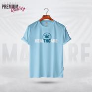 Manfare Premium Graphics T Shirt Turquoise Color For Men image