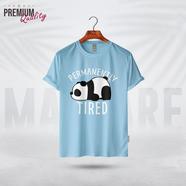 Manfare Premium Graphics T Shirt Turquoise Color For Men image
