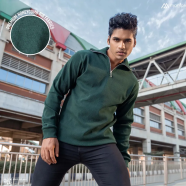 Manfare Premium Half Zipper Old Money Sweater image