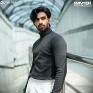 Manfare Premium Rib Fabrics Turtle Neck Sweater For Men 1Pcs - MF-617 icon