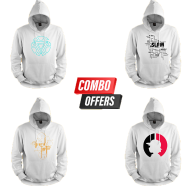 Manfare Premium Winter Random 4 Pcs Hoodie For Men image