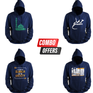 Manfare Premium Winter Random 4 Pcs Hoodie For Men image
