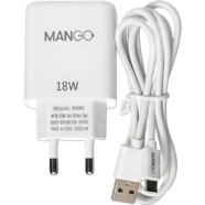 Mango 18w Eu Fast Charger Adapter With Type C Cable image