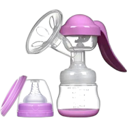 Manual Breast Pump with Feeding Bottle Portable 2 in 1 image