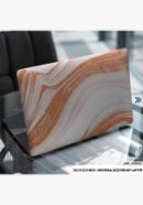 DDecorator Marble Texture Golden Laptop Sticker - (LSKN1120)