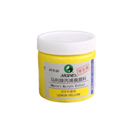 Maries Acrylic Color Paint 100ml Jar For Professional Artists Lemon Yellow image