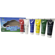 Maries Acrylic Colour Set, 75 ml - 6 Pcs