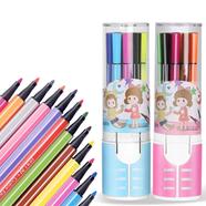 Marker pen Kids Drawing Toy Stationery Gel Ink Pen Water-color Pens Art 12 Color set image