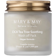 Mary And May Cica Teatree Soothing Wash Off Pack - 125 gm image