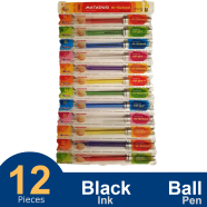 Matador Hi-School Ball Pen Black Ink 12 Pcs