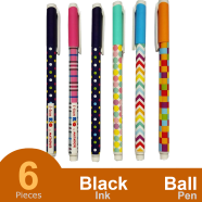 Matador i-Teen Rio Ball Pen Black Ink - (6 Pcs) 