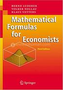 Mathematical Formulas for Economists image