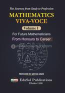 Mathematics Viva-Voce: From Honours to Career (Vol. I)) image