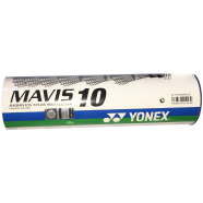 Mavis 10 Badminton Shuttle Cock Nylon 6pcs White icon
