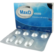 MaxD 40000 IU 7's Strip Capsule image