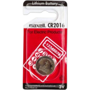 Maxell 3V lithium Button Cell Coin Battery - CR2016 image