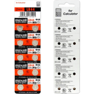 Maxell LR44 Alkaline Button Cell Batteries, 1.5V, 10-Pack image
