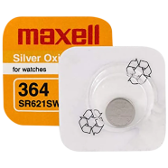 Maxell Sr 621 Sw 364 V Silver Oxide 6 Volt Battery 1 Pcs image