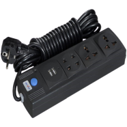 Maxline 16 Feet=5M 2 USB Port Multiplug - ML-212