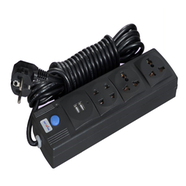 Maxline 6 Feet=2M 2 USB Port Multiplug - ML-212 image