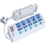 Maxline ML-825 -10 Port Multi Extension Socket -5 Miter Wire image