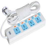 Maxline ML-844- 4 Port Multi Extension Socket -5 Miter Wire image