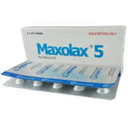 Maxolax 5 mg Tablet 10's strip icon