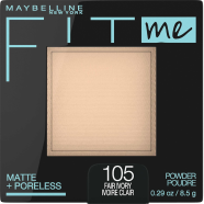Maybelline Fit Me Matte And Poreless Pressed Powder 105 Fair Ivory image