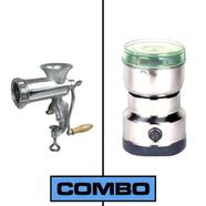Meat Mincer Size-10 Plus Nima Combo - Silver image