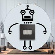 DDecorator Mechanical Robot Switch and Socket Vinyl Decals Removable Wall Sticker image