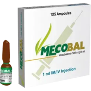 Mecobal 500 mcg/ml IM/IV Injection 1 ml Ampoule image