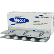 Mecol 500 mcg Tablet 10's Strip image